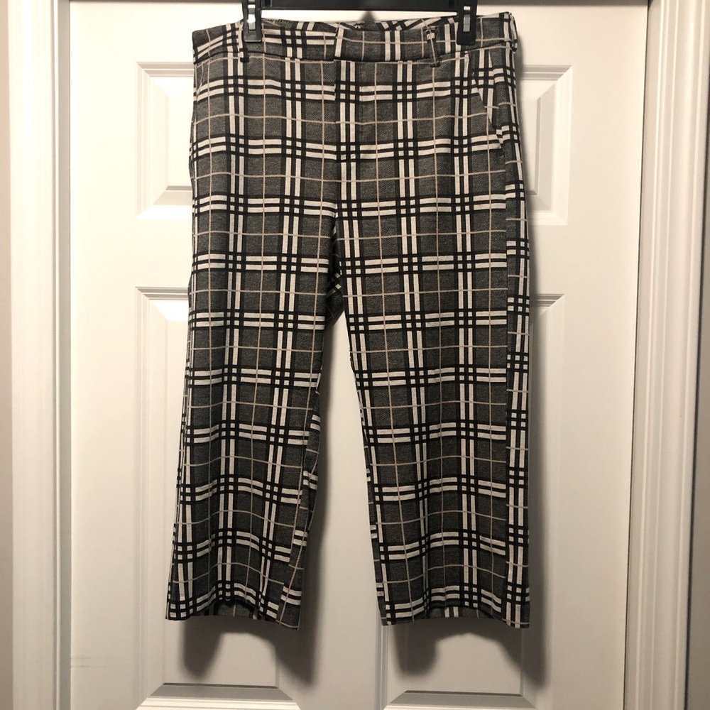 Liverpool wide leg capri pant